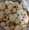 方家铺子中华老字号 大粒磨皮莲子500g 1斤 湘潭去芯白莲子百合桂圆银耳羹 实拍图