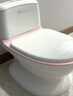 babycare马桶坐便器蹲便器儿童马桶仿真马桶坐便圈2-6岁宝宝便盆维尔粉 实拍图