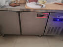 厨房太太冷藏工作台商用水吧台沙拉台定做保鲜操作台工作台冷柜冰柜奶茶店设备全套冷冻卧式平冷厨房冰箱 【冷藏+冷冻】1.5M-0.7M-0.8M数显温控 【特厚铜管】节能省电40% 实拍图