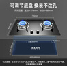 迅达（XUNDA）燃气灶液化气灶家用煤气灶双灶具嵌入式台式两用4.5KW旋流火灶一级能效 Q2HA-液化气 实拍图