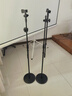 金正（NINTAUS）HY-105 麦克风话筒支架话筒架 麦架落地直播钢管管体伸缩录音舞台支架设备配咪夹 实拍图