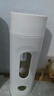 炊大皇（COOKER KING）玻璃水杯防爆隔热防烫防滑底带茶漏 户外便携高颜值透明家用420ml 优雅白 实拍图