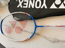 YONEX尤尼克斯羽毛球拍全碳素火速出击单拍NF8SGE白蓝已穿线附手胶 实拍图