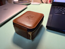 NICEHCK 大尺寸高档拉链耳机包PU盒便携多功能用途防压抗震保护收纳数据线数码U优盘HiFi线材 大容量PU拉链耳机盒-棕色款 实拍图