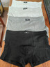 雅鹿4条装内裤男纯棉宽松大码平角短裤衩男生抗菌四角短裤头男式平角 4条装-纯棉5A级 4条 XL (建议100-120斤) 实拍图