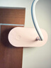 公牛（BULL）A级照度ML-D005B-DS充插两用无极调光宿舍家用夹子台灯粉色4000K 实拍图