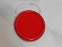 浩立信(LISON) φ80mm快干印台印泥 红色圆形透明外壳 财务办公用品 实拍图