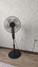 奥克斯风扇落地扇电风扇循环家用卧室立式大风力遥控摇头强力轻音办公室 16英寸机械七叶四档定时款 加长线3.5米 实拍图