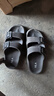 海澜之家（HLA）男鞋时尚透气户外休闲凉拖鞋舒适增高HAALXM2EBK143 灰色41 实拍图