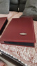 银尘皮面6寸相册本家庭纪念册影集160张240张插页式商务办公相册本袋式相簿本 酒红色6寸240张【过塑6寸不能放】 皮质6寸 实拍图