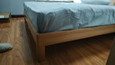 原始原素全实木床1.8米x2米现代简约主卧双人床纯实木榫卯大床L701D 【低体-原木色】1.5*2.0m单床 大板床 实拍图