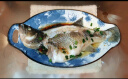 美厨（maxcook）菜盘餐盘鱼盘 日式陶瓷餐具深盘碟子盘子 双耳鱼盘11寸MCTC1772 实拍图