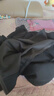 真维斯 Z纯棉短袖男女款百搭宽松圆领上衣肥佬T恤半袖ALX67 黑色 4XL 实拍图