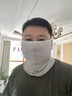 勋狸粑夏天男女透气冰丝防晒面罩面纱户外骑行开车遮阳面纱全脸面巾护颈 【网孔面罩】浅灰 均码 实拍图