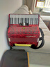金杯手风琴格兰德键盘60/96/120贝斯回声琴成人 儿童入门初学专业演奏 60贝司红色JH2011+礼包 实拍图