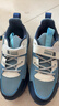 鸿星童品牌断码童鞋男童运动鞋皮面防水春秋季新款儿子女孩跑步鞋中大童 1876牛仔蓝双网 38 实拍图