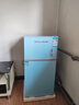 长城（GREAT WALL FRIDGE）家用迷你小冰箱小型冷冻冷藏保鲜宿舍出租房办公室节能省电双开门电冰箱 缇芙妮蓝108L【一级能效 全国联保】 实拍图