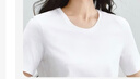京东京造短袖T恤女10A抗菌夏季新款修身显瘦女装抑菌防汗 粉色 L 实拍图