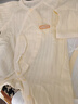 贝瑞加（Babyprints）宝宝连体衣2件装婴儿四季内衣纯棉爬服薄款哈衣柔软家居睡衣 黄66 实拍图