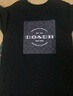蔻驰（COACH）奥莱男士男装经典标志SQUARE T恤春夏款短袖 黑色 XL 实拍图