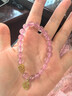 普陀山草莓晶手链桃花手串粉水晶能量手链生日礼物和田玉葫芦 实拍图