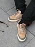 骆驼（CAMEL）男士潮流复古拼接厚底百搭运动休闲板鞋 G13A342155 山沙 40 实拍图