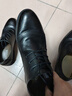 百丽通勤商务皮鞋男秋季真皮德比鞋通勤正装鞋3UX01CM5【预售】 黑色-3UX01 42 (260mm) 实拍图