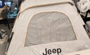 JEEP天幕帐篷户外露营帐篷全自动速开便捷天幕二合一防晒家庭野营装备 星梦白四角帐篷【3~5人】+防潮垫 实拍图