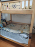 莱客轩（LAIKEXUAN）儿童上下床双层实木高低子母床可分体拼接床爬梯款上铺150下铺180 实拍图