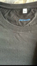 真维斯（JEANSWEST）纯棉t恤女士夏季2025新款休闲慵懒风短袖女装潮流宽松半袖上衣服 沉静灰 纯色 XL 实拍图