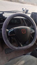 汽车方向盘套超薄防滑吸汗麂皮绒把套翻毛皮反毛车把套四季通用型 麂皮绒-圆形【浅银灰】升级超薄 实拍图