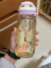 babycare儿童双饮水杯二合一户外运动吸管杯水壶上学大容量PPSU-满杯600ml 实拍图