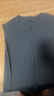 宜而爽【100%纯棉】男士背心男夏季薄款圆领无袖打底衫宽肩t恤两件装 实拍图