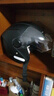 凤凰（Phoenix）新国标电动车头盔双镜片3/4半盔哑黑 男女四季通用电瓶车头盔冬季保暖骑行安全帽 实拍图
