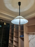 摩灯会餐厅吊灯 中式复古餐桌吧台可升降原木风高级感护眼中山灯具大全 布艺吊灯-48cm【可调节高度】 实拍图