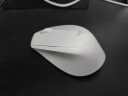 罗技（Logitech）M330 静音鼠标 无线鼠标 办公鼠标 右手鼠标 带无线微型接收器 白色 实拍图