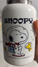 史努比（SNOOPY）双盖儿童保温杯吸管直饮两用水杯316不锈钢学生杯子520ML大容量蓝 实拍图