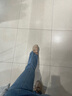 奥古狮登（Agsdon）半拖鞋女蝴蝶结低跟一脚蹬穆勒鞋百搭圆头凉拖 432111 杏色 37 实拍图
