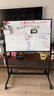 比比牛 90*60cm支架式白板 双面升降儿童画板 家用黑板写字板 BBNV-H6090X 实拍图