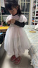 迪士尼女童连衣裙儿童裙子夏装新爱莎公主裙洋气蓬蓬网纱裙84016粉色130 实拍图