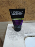欧莱雅（LOREAL）男士洗面奶控油清痘深层清洁磨砂抗黑头角质氨基酸洁面乳男青少年 （炭爽抗黑头+炭爽控油双效）男士洁面共300ml 实拍图