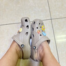 卡骆驰crocs洞洞鞋贝雅男鞋女鞋轻便耐磨一脚蹬拖鞋休闲鞋|10126 卵石色-2V3 36 /37(220mm) 实拍图
