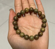 曼阿丽天然绿檀手串野生老料天然女款手链男款檀木盘珠文玩檀香佛珠串珠 【秒沉水】百木级老绿檀10MM手串 实拍图