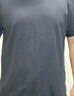 MARKLESS【安心品质】纯棉亲肤T恤男士纯色短袖打底衫5630 深夜黑 3XL 实拍图