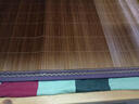 竹席凉席家用冰丝席夏季裸睡学生宿舍单人双面可折叠两用空调席子 竹青碳雅席(无枕套) 135*195cm(适用1.35米床) 实拍图