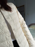 雪中飞羽绒内胆女轻薄羽绒服女短款新款冬季内搭修身时尚羽绒服外 米白 S (155) 实拍图