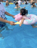 361°儿童游泳圈加厚款救生圈防侧翻女童初学者宝宝充气腋下圈 实拍图
