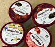 哈根达斯（Haagen-Dazs）冰淇淋超值尽享礼盒装 (香草味*2/比利时巧克力*2) 100ml*4 实拍图