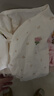 婧麒（JOYNCLEON）婴儿连体衣春秋无骨衣服春装空调服纯棉春款长袖和尚服外出服 亲子熊+桃子兔 59cm 实拍图