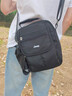 吉普（JEEP）斜挎包男大容量单肩包2025新款休闲通勤便携小背包男防泼水旅行包 黑色 实拍图